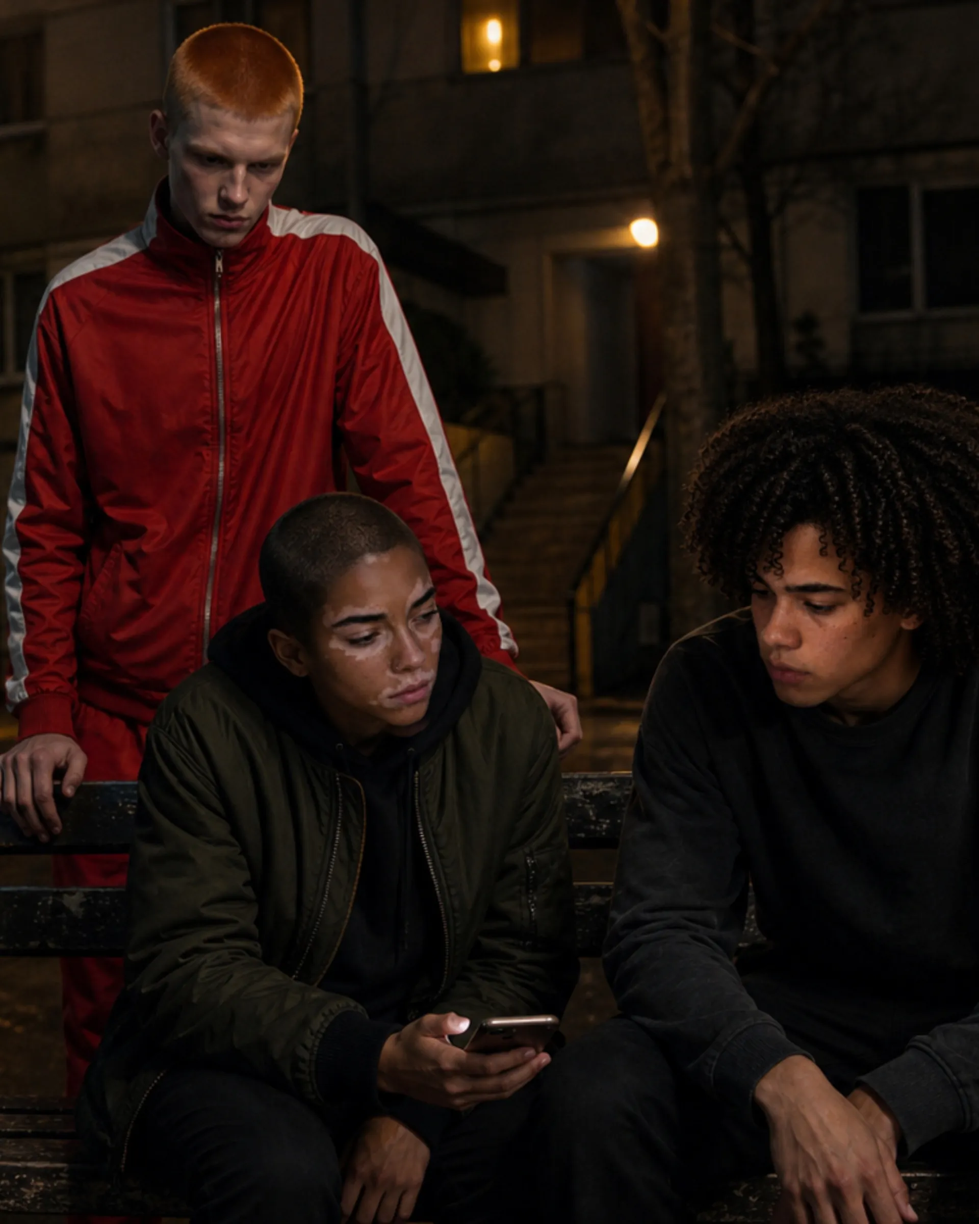 Nora, Liam et Brahim réunis